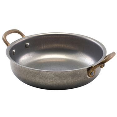 Сковорода для подачи 15.5*4 см, 660 мл, круглая, металлическая, Vintage Steel, GenWare