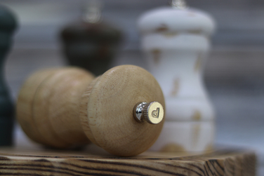 Млинок сіль-перець 10 см, світле дерево, GenWare