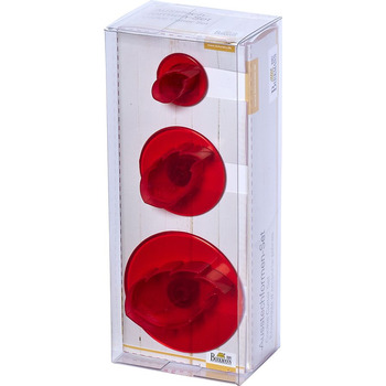 Набір штампів для тесту вигляді листя, 3 предмета, RBV Birkmann