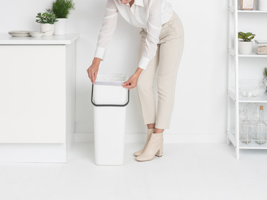 Відро для сміття 40 л біле Sort&Go Brabantia