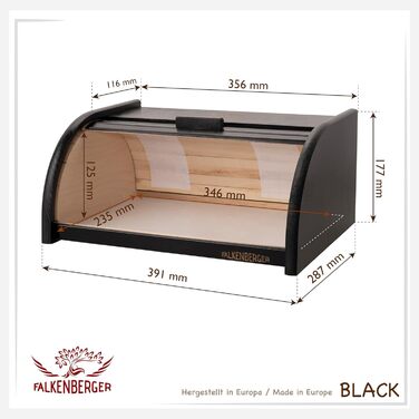 Хлібниця з букової деревини 39,1 x 28,7 x 17 см FALKENBERGER