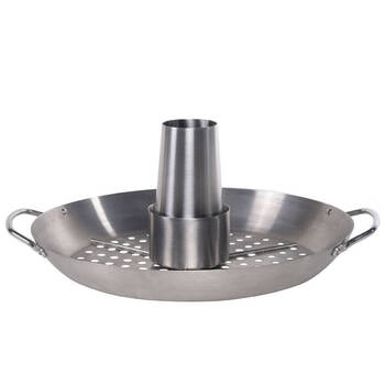 Стойка для курцы с перфорированным поддоном, нержавеющая сталь, 30 см Santos