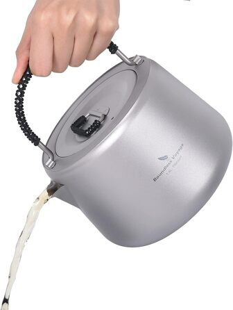 Титановый чайник с фильтром 1.4л. iBasingo