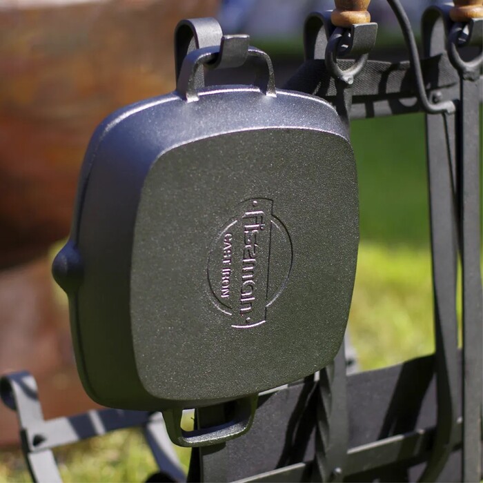 Квадратная сковорода-гриль Fissman 26x5 см с двумя боковыми ручками (4097)