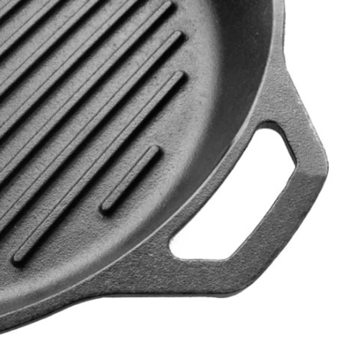 Чавунна гриль-сковорода Ø30 з ручкою см GRILLI 777179 Код: 012702