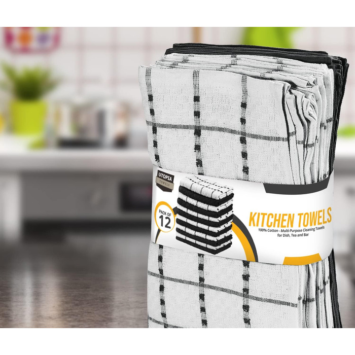Набір кухонних рушників з 12 предметів 38 x 64 см Utopia Towels
