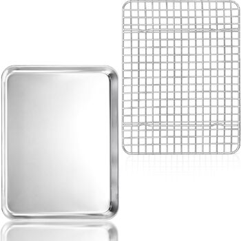 Деко для випікання з решіткою для охолодження, 23,6 x 17,8 см Herogo