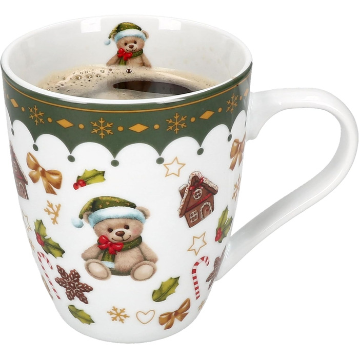 Набір із 6 кавових чашок 480 мл. порцеляна MamboCat Friend