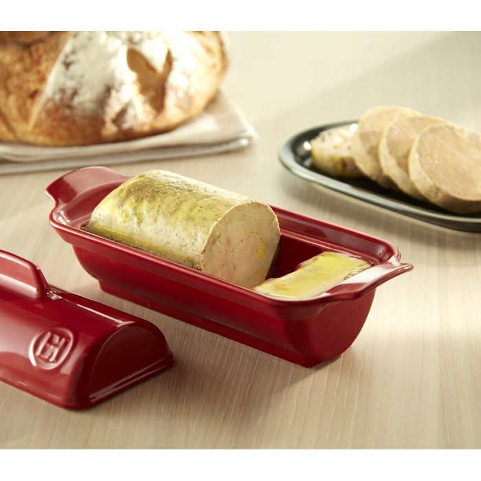 Террин фуа-гра 245x105мм Emile Henry 5865-34 Grand Cru (Древесный уголь)