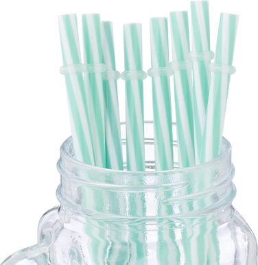 Склянки для напоїв з кришкою та трубочкою 500 мл Relaxdays