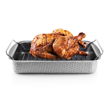 Жаровня з гратами 31х23 см сіра Roasting Pan Eva Solo