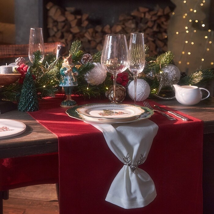 Набір з 2-х бокалів Fissman для шампанського 230 мл скло (19054)