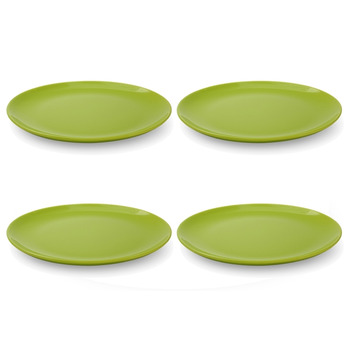 Набір тарілок 25 см, 4 предмета, лаймовий Happymix Friesland