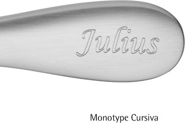 Дитячі столові прибори WMF, іменне гравіювання гномів 4 шт. и, від 3-х років, Cromargan нержавіюча сталь полірована, можна мити в посудомийній машині, з гравіюванням, подарунки на хрестини, подарунки на хрещення, дитячі столові прибори з іменним гравіюван