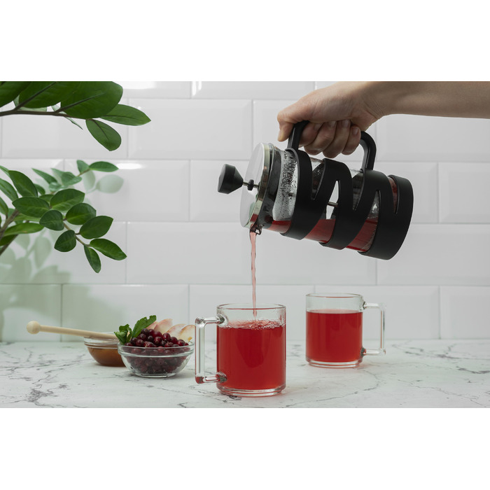 Френч-пресс ARDESTO Gemini, 600 мл, Нержавеющая сталь, Стекло, Пластик