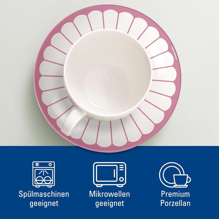 Блюдце кавове 14,8 см, рожевий Fleur Villeroy & Boch