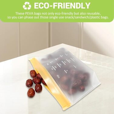 Набір з 20 вакуумних пакетів 26,5 х 20,5/21,5 х 17,8/21,5 х 12,7 см Bingolar