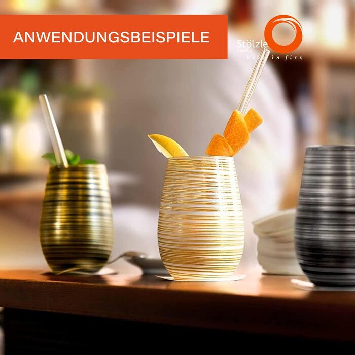 Склянки для води, набір 6 предметів, Mix Metallic Twister Stölzle Lausitz