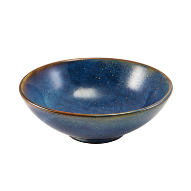 Тарелка глубокая 20.2 см для лапши, Terra Porcelain Aqua Blue, GenWare