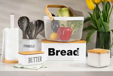 Хлібниця 33 х 18 х 13 см білий Midori ARDESTO