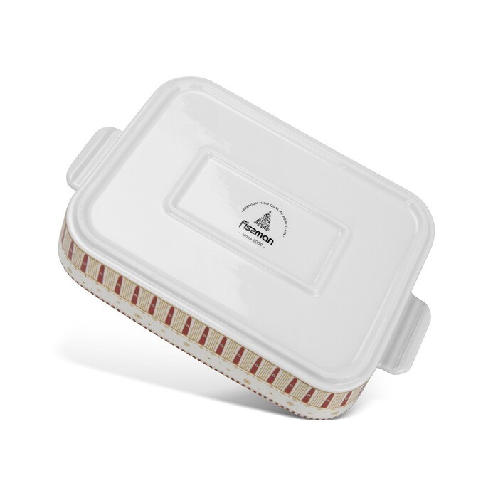 Форма для запікання Fissman 25х19х6 см MIRACLE порцеляна (13749)