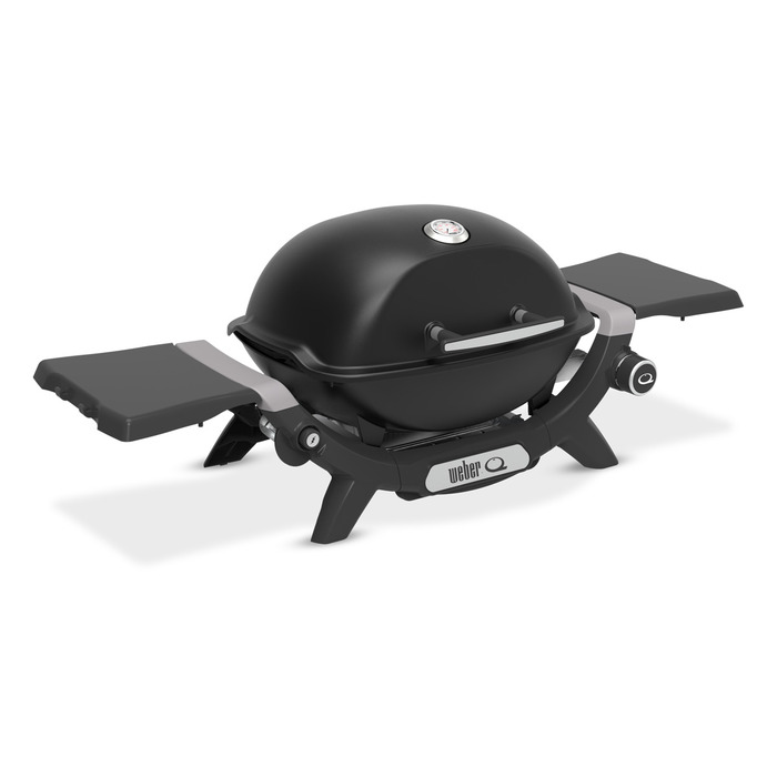 Газовый гриль Weber Q1200N Black с боковыми столиками 1501070 Код: 012982