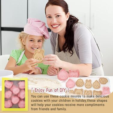 Набір формочок для печива WishesMar Різдвяний пряниковий будиночок, 18 шт. , формочки для печива у формі 3D мультфільмів для зими, свят - форми для печива з нержавіючої сталі для випічки, самостійного виготовлення, святкового декору (формочки для печива G