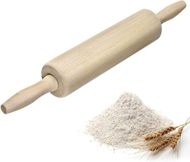 Валик для выпечки Westmark с 4 распорными кольцами, по 1 кольцу 10 мм, 6 мм, 3 мм, 2 мм, со шкалой, нержавеющая сталь/пластик, серебристый/белый/голубой/светло-зеленый/оранжевый/красный, 30452260 (скалка)