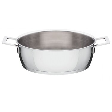Кастрюля с двумя ручками 24 см 3,4 л металлик Pots & Pans Alessi