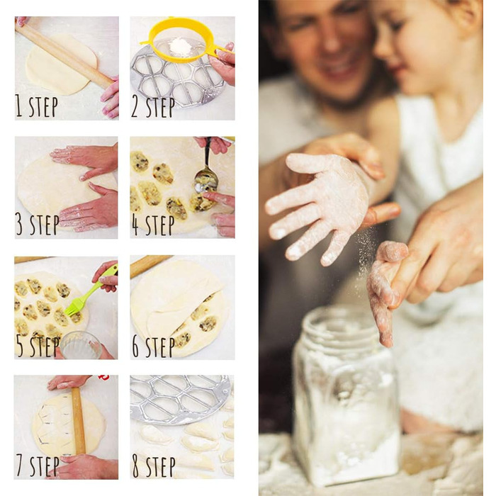 Форма для пельменів алюмінієва MHH