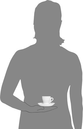 Набір чашок для еспресо з блюдцями на 6 персон, 12 предметів New Port Sänger