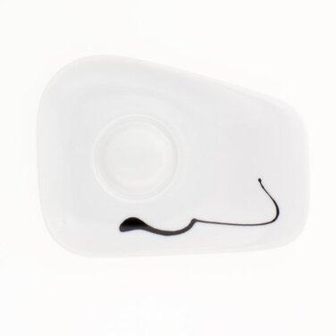 Блюдце до чашки для еспресо 13 см Elixyr Liquid Black Kahla