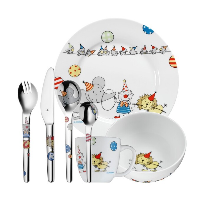 Набір дитячого посуду 7 предметів Circus Kinderartikel WMF