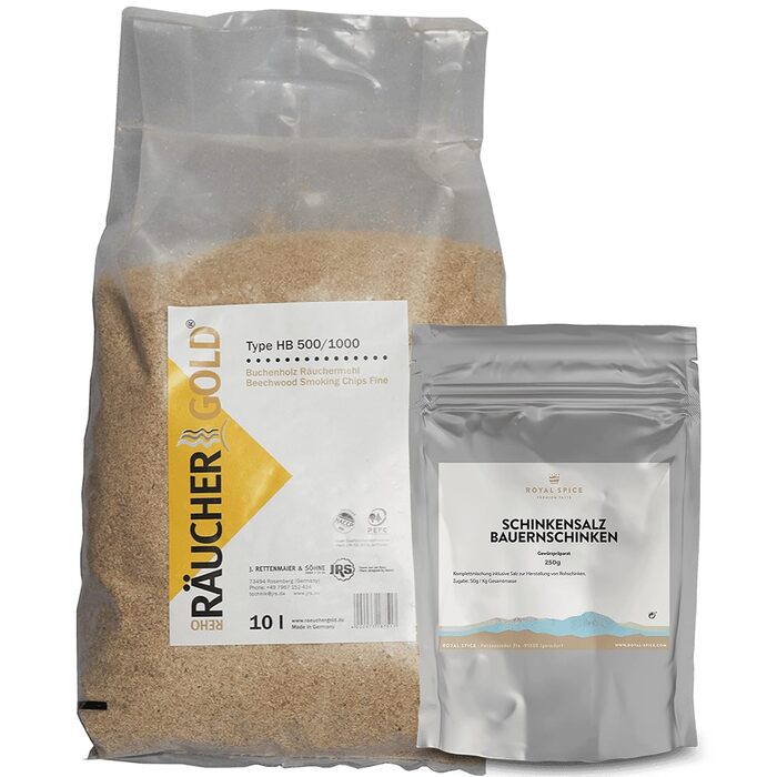 Кг на 20 кг м&39яса - 250 г, 500 г і 1 кг - Готова до вживання суміш спецій із сіллю для приготування шинки - Проста у використанні та чудового смаку, 1