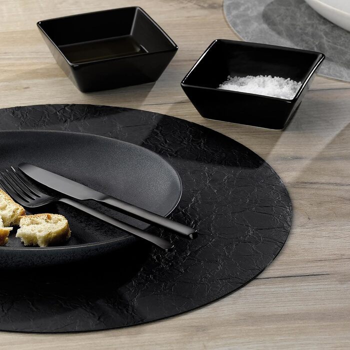 Набір мисок kela Philipa, 4 предмети, порцеляна, білий, основа з бамбука, квадрат, 12261