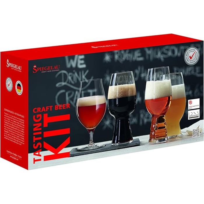 Набор пивных бокалов для дегустации 4 предмета Tasting Kit Beer Classics Spiegelau