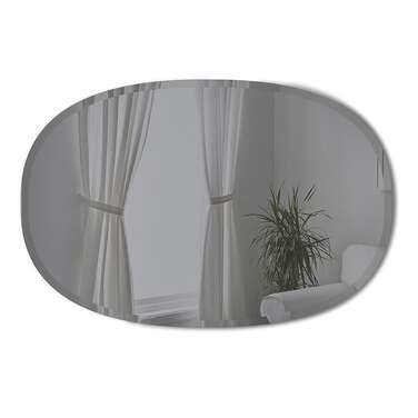 Дзеркало овальне 61 х 91 см димчасте Hub Umbra