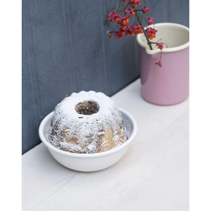 Горщик з дзьобом з ручкою 12, КЛАСИЧНИЙ - СТРОКАТИЙ/ПАСТЕЛЬНИЙ, Колір рожевий, Діаметр 12 см, Висота 13,7 см, Ємність 1,0 літра, Емаль, Горщик для молока, Індукційний, 0285-006