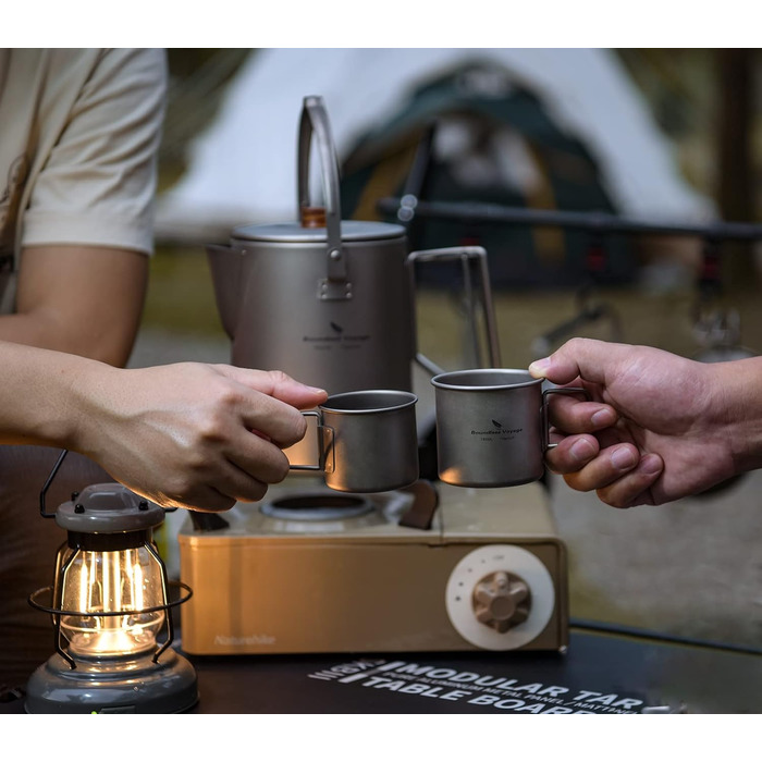 Титановий кемпінговий кухоль 2 шт. Boundless Voyage