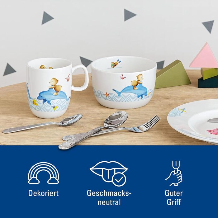 Набір дитячих столових приборів, 4 предмети в подарунковій упаковці Happy as a Bear Villeroy & Boch
