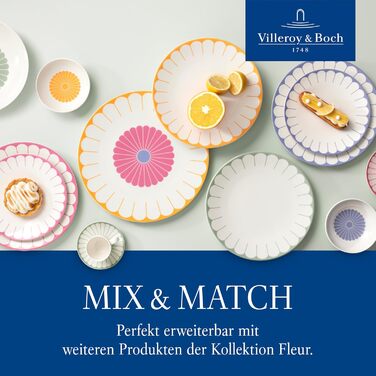 Обідня тарілка 26,6 см, помаранчевий Fleur Villeroy & Boch