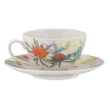 Чашка з блюдцем Maxwell & Williams ROYAL BOTANIC GARDENS NATIVE BLOOMS, порцеляна, 200 мл