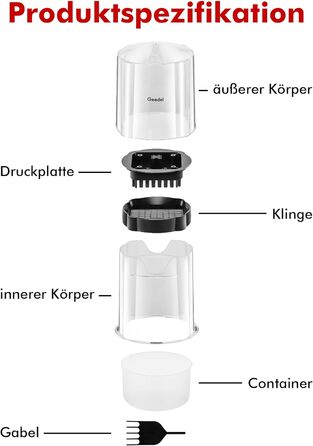 Французький різак для чіпсів Geedel