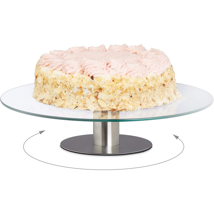 Обертова підставка для торта 30 см Relaxdays