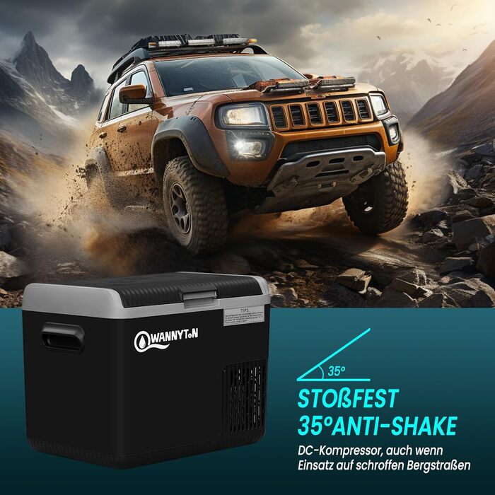 Автохолодильник компресорний 18 л WANNYTON