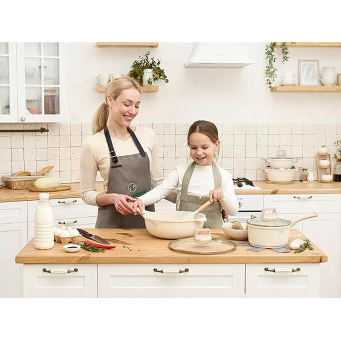 Набор посуды из 15 предметов бежевого цвета JUST PERFECTO