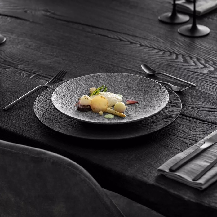 Тарілка 25 см, сіра Manufacture Rock Granit Villeroy & Boch