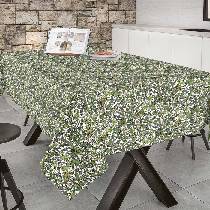 Скатертина полікоттон, 140 х 140 см Aitana Kukuxumusu