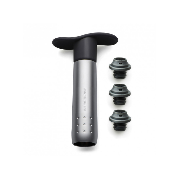 Помпа для вина з 3 пробками WA137 4 предмети Le Creuset