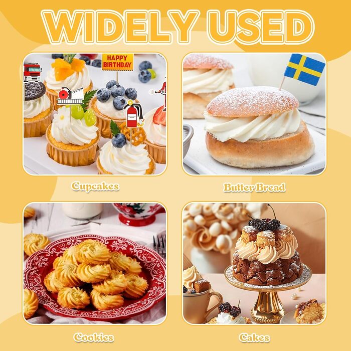 Шприц кондитерський з насадками для декору тортів і кексів, жовтий Erzekrim